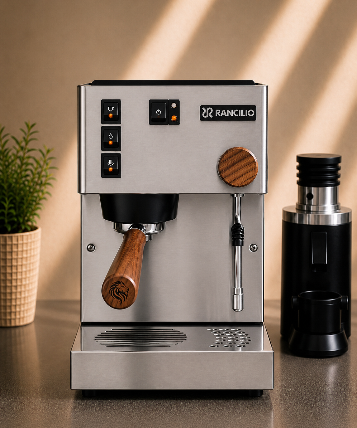 Livello - Wood Steam Knob for Rancilio Silvia