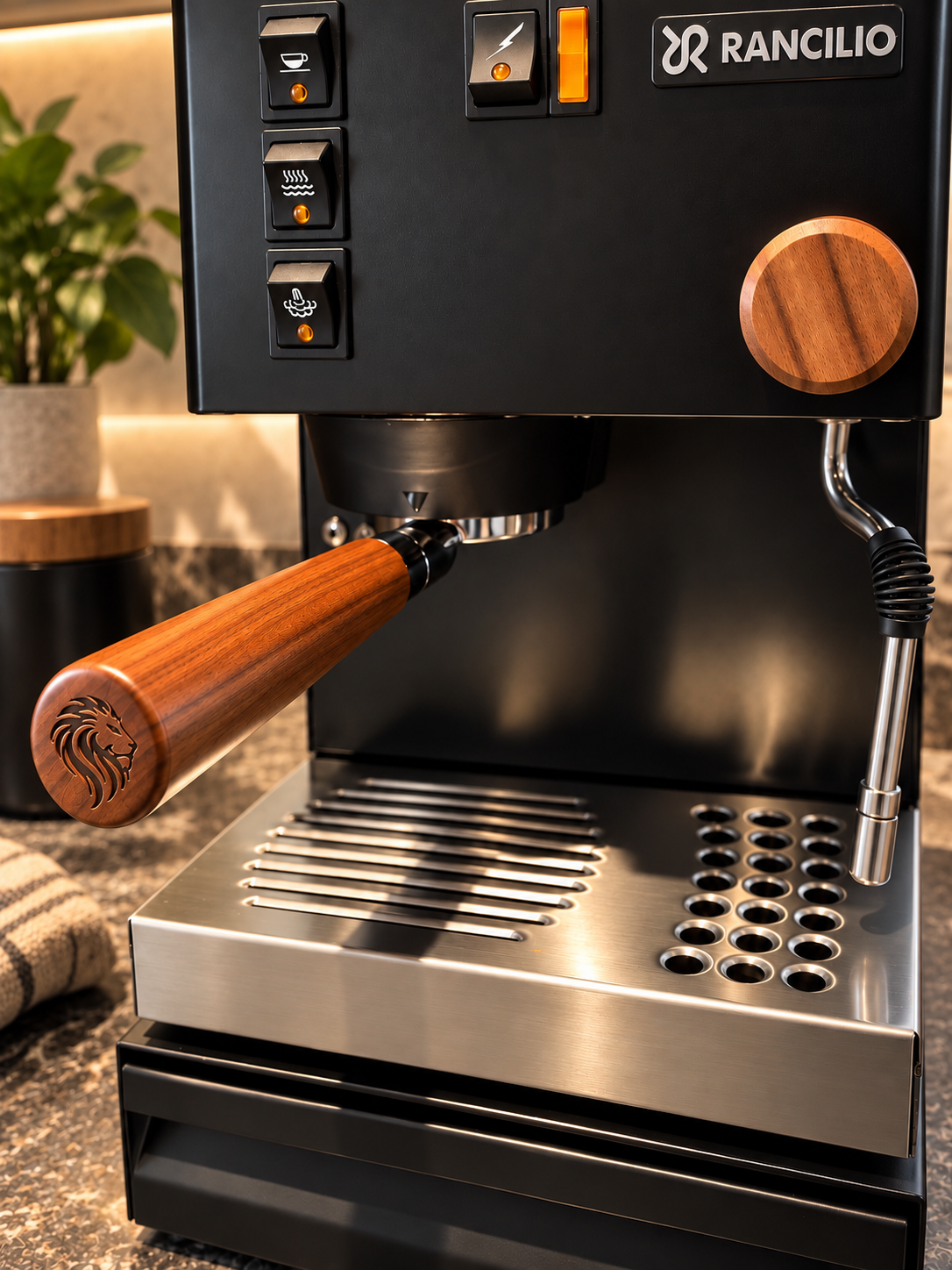 Livello - 58mm Premium Bottomless Portafilter For Rancilio Silvia